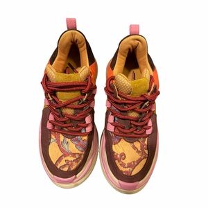 Farm Rio tropical vibe multi color platform sneakers size 7.5